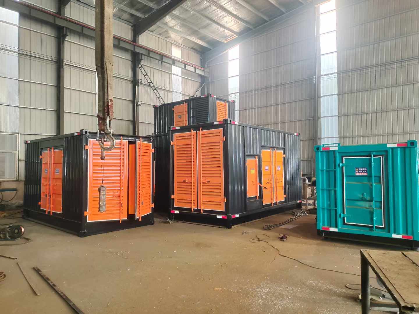 长丰500kw柴油发电机组可以带动多少功率设备？